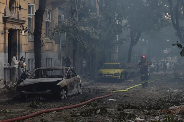 Russian air attack kills three in Ukraine’s Lviv, regional officials say