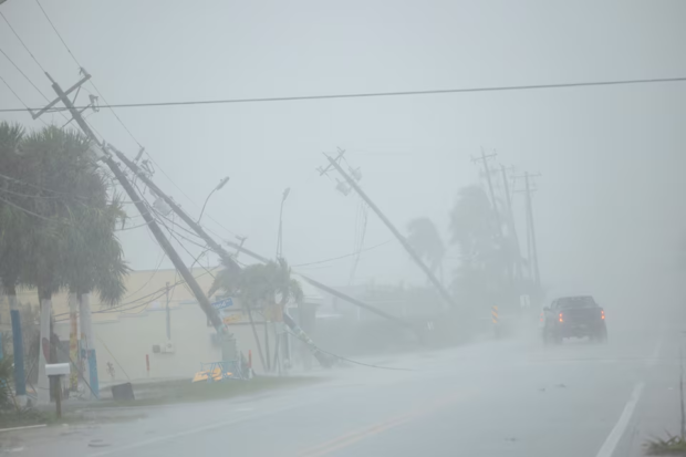 Hurricane Milton marches across central Florida, destroying homes