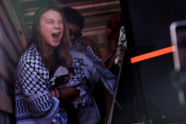 Thunberg leads pro-Palestinian, climate protest in Milan